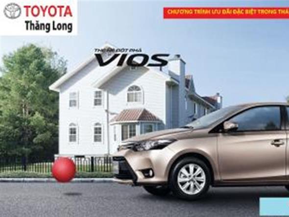 Siêu HOT: Nhiều quà tặng .... KHỦNG cực kỳ hấp dẫn khi mua xe Toyota Vios tại Toyota Thăng Long